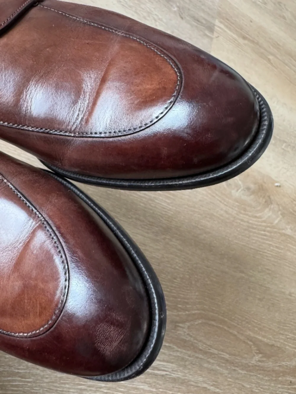 Paul Evans Brown Stewart Penny Loafer in Size 10